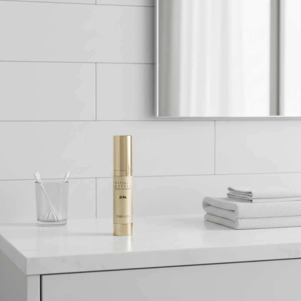 TERAZZEN - Retinol Repair Gold Eye Cream 24K - Omlazující oční krém s retinolem a zlatem - 20 ml