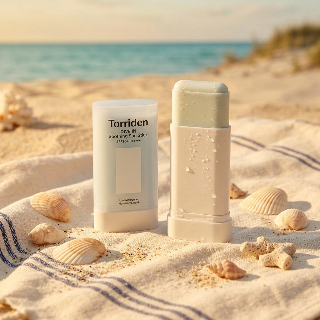 Torriden - DIVE-IN Soothing Sun Stick - Zklidňující opalovací tyčinka s kyselinou hyaluronovou - 19g