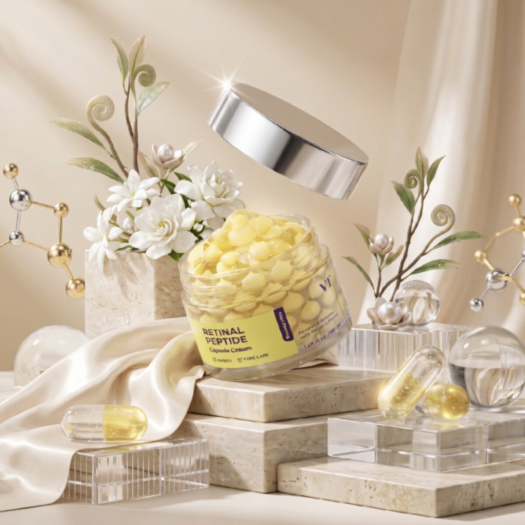 VT - Retinal Peptide Capsule Cream - Omlazující krém s retinalem, peptidy a kapslemi - 50 ml