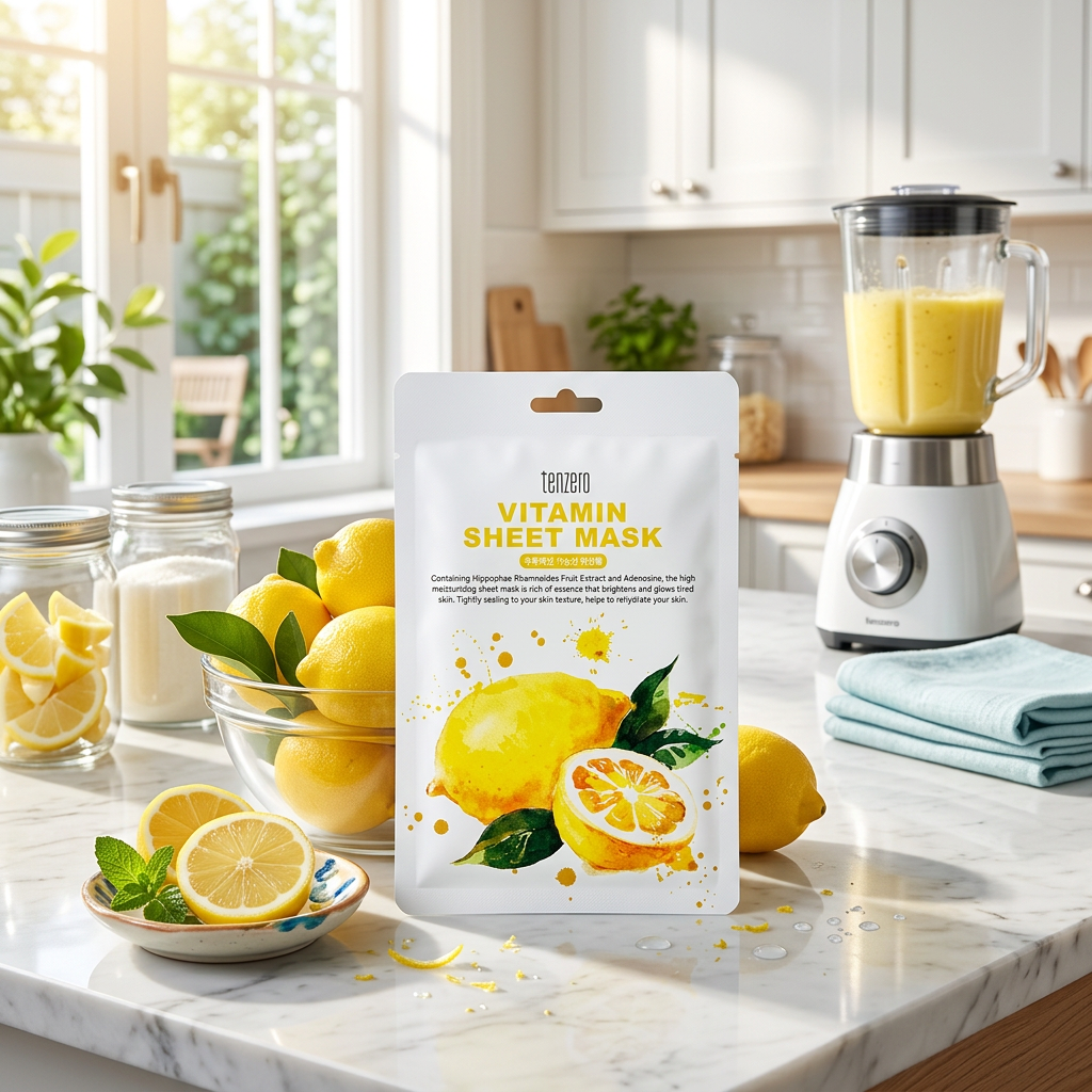 TENZERO - Vitamin Sheet Mask - Plátýnková vitamínová maska - 25 ml