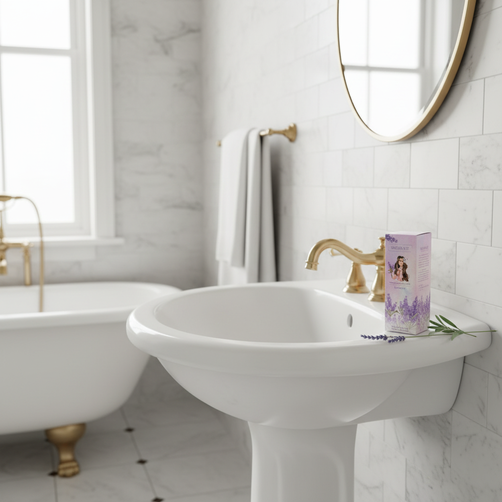 KOREJSKÁ KRÁSA - Vitamin Shower Filter - Vitaminový filtr do sprchy - LEVANDER - 1ks