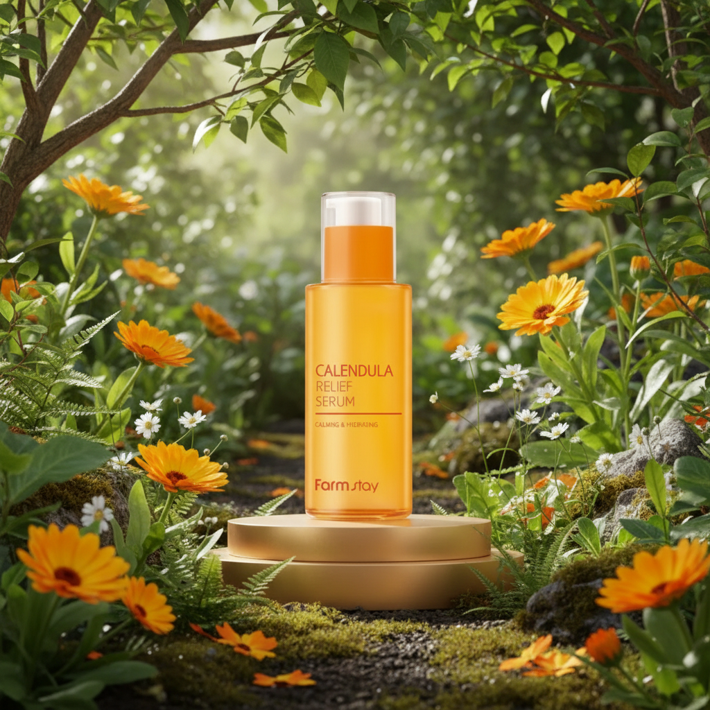 Farm Stay - Calendula Relief Serum - Omlazující sérum s měsíčkem lékařským - 50 ml