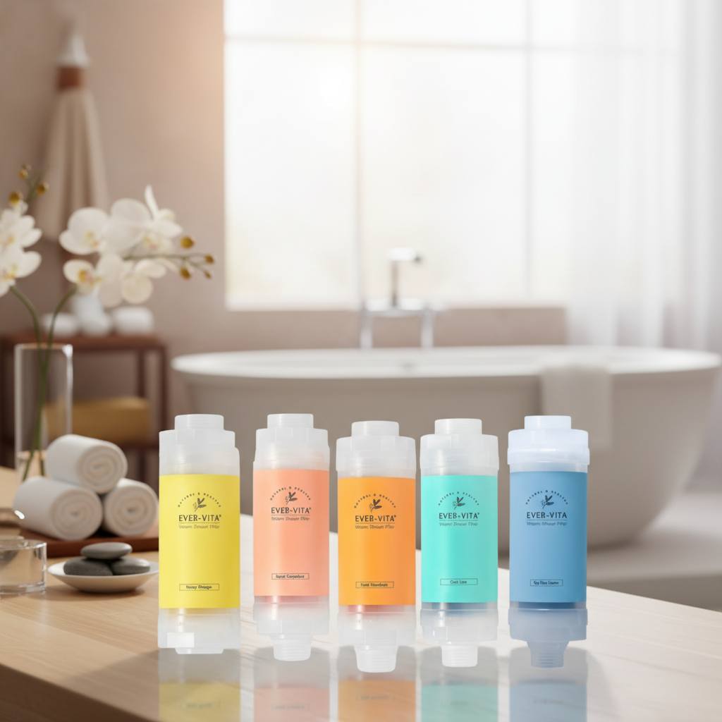 EVER VITA - Vitaminové filtry do sprchy - 4+1 ZDARMA