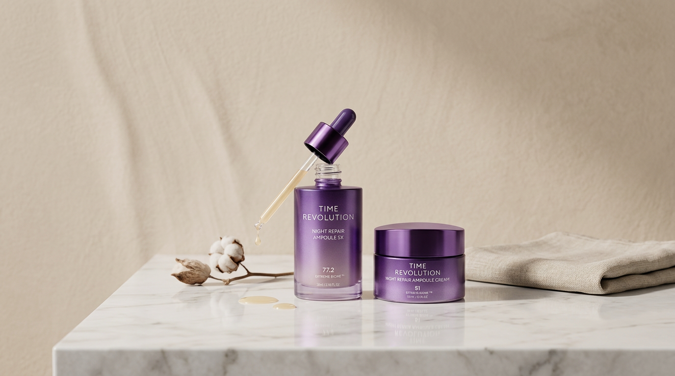 MISSHA - TIME REVOLUTION Night Repair Ampoule 5X - Intenzivní ochrana proti stárnutí pleti 50 ml