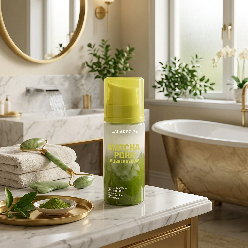 LALARECIPE - Matcha PDRN Bubble Serum – Pěnivé pleťové sérum s matchou a PDRN- 95 ml