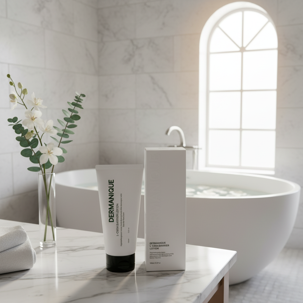 DERMANIQUE - L-cera Barrier Lotion - Ochranné mléko s ceramidy na tělo i obličej - 150 ml