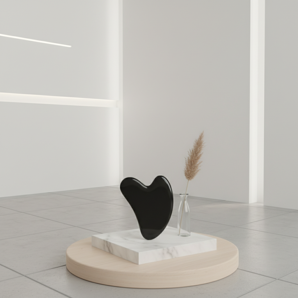 AUTHENTIQUE - Luminous Glow Heart Guasha - 1 ks