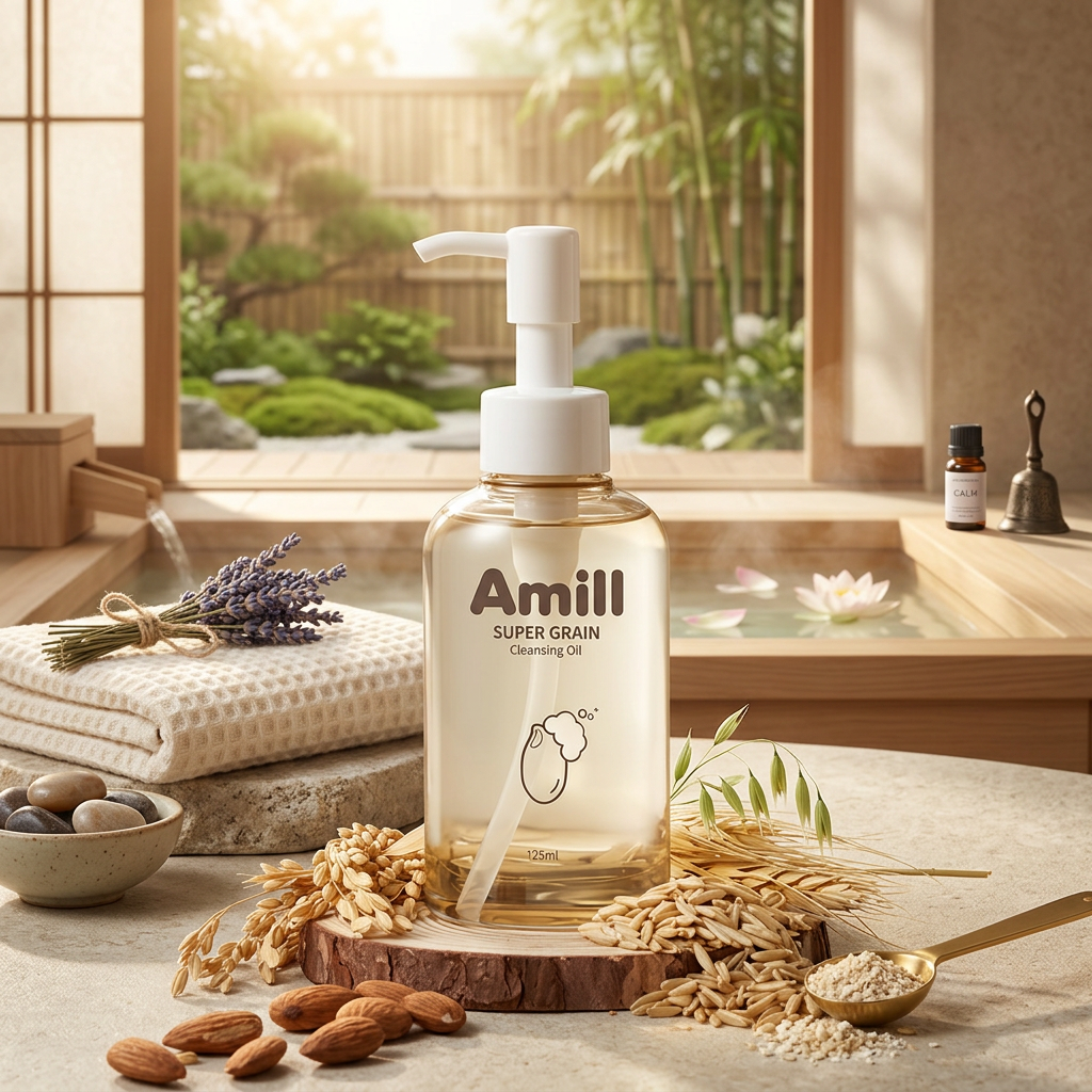 AMILL - Super Grain Cleansing Oil - Jemný čistící olej s fermentovanými super-zrny - 125 ml