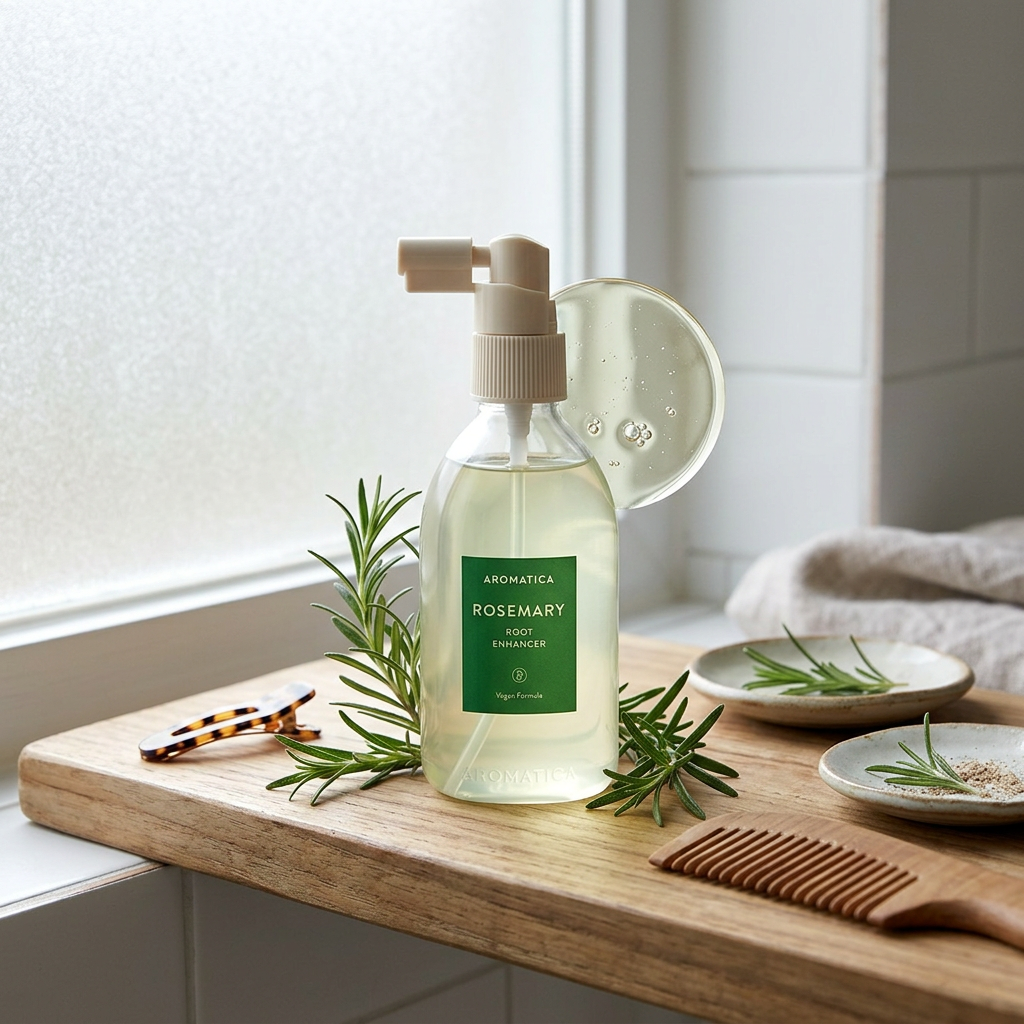 AROMATICA - Rosemary Root Enhancer - Posilující, rozmarýnový sprej na podporu růstu vlasů - 100 ml