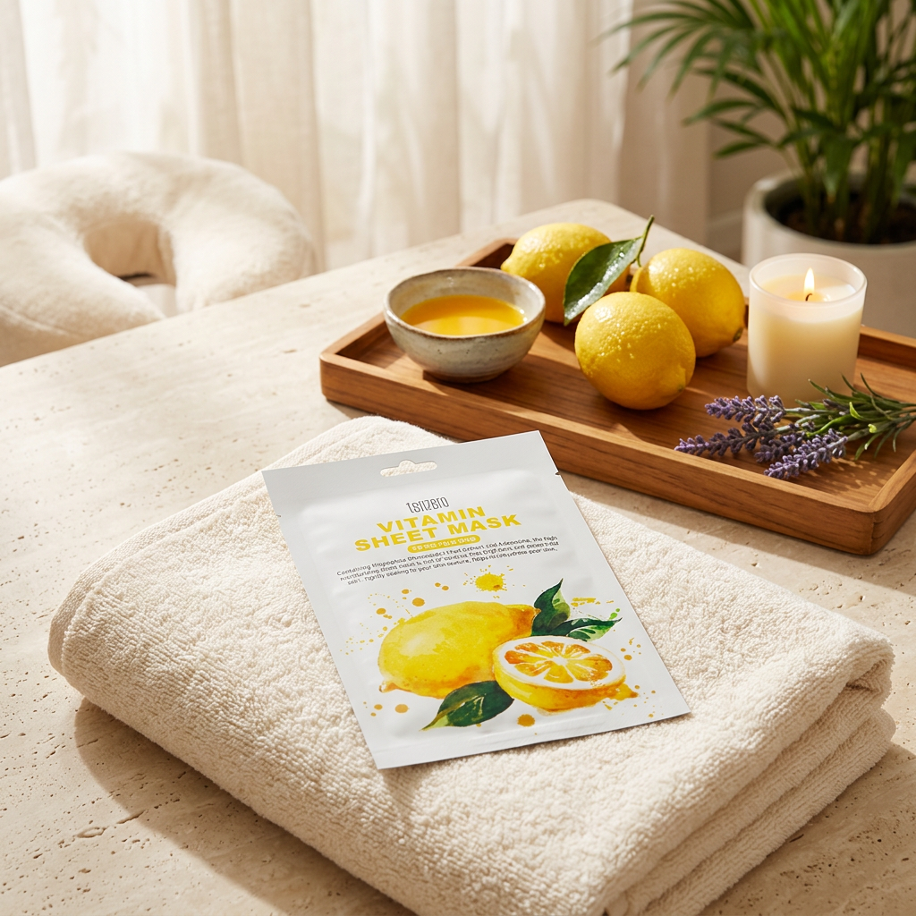 TENZERO - Vitamin Sheet Mask - Plátýnková vitamínová maska - 25 ml