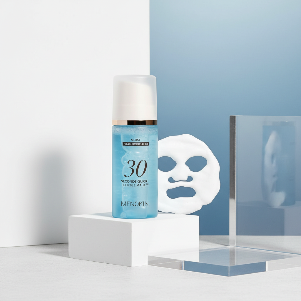 MENOKIN - 30 Seconds Quick Bubble Mask Moist - 30sekundové, bublinkové, hydratační sérum - 95 ml