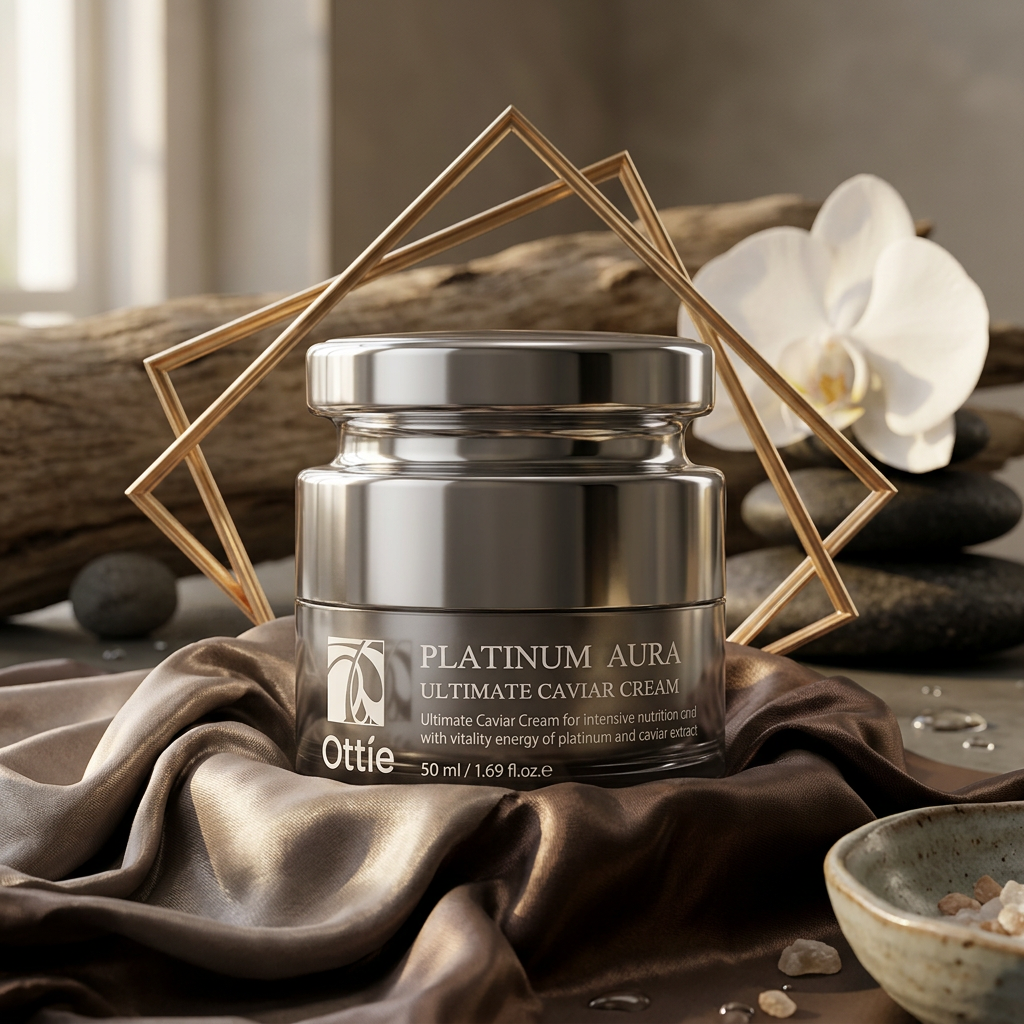 OTTIE - Platinum Aura Ultimate Capsule Cream - Prémiový platinový krém s kapsličkami - 50 ml