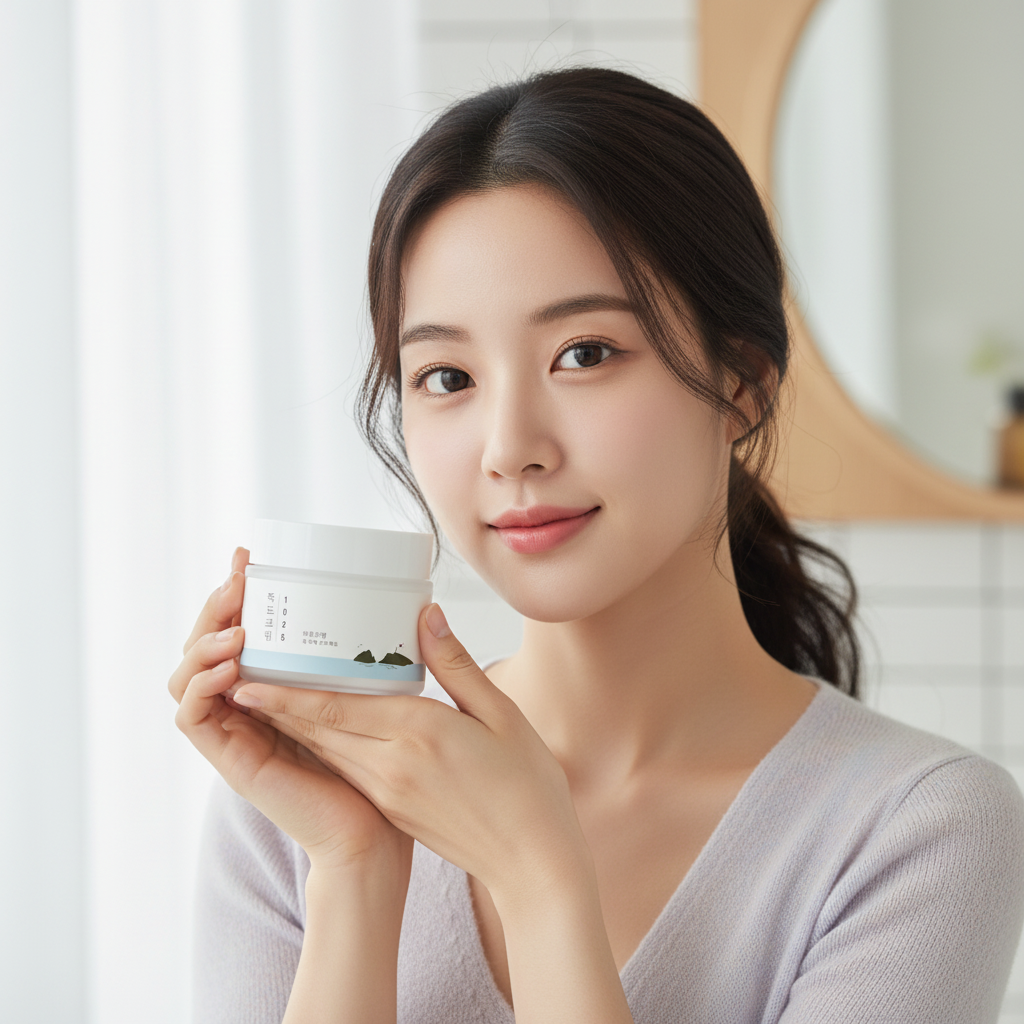 ROUND LAB - 1025 Dokdo Cream - Pleťový krém s ceramidy - 80 ml
