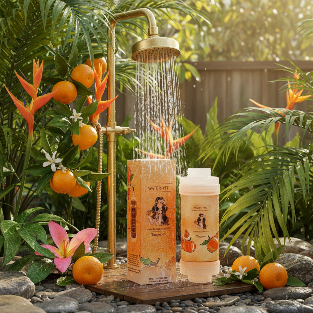 KOREJSKÁ KRÁSA - Vitamin Shower Filter - Vitaminový filtr do sprchy - TANGERINE - 1ks