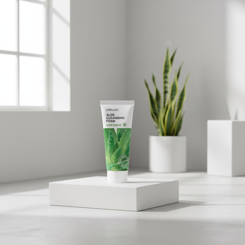 LEBELAGE - Aloe Cleansing Foam - Zklidňující čisticí pěna s Aloe Vera - 180 ml