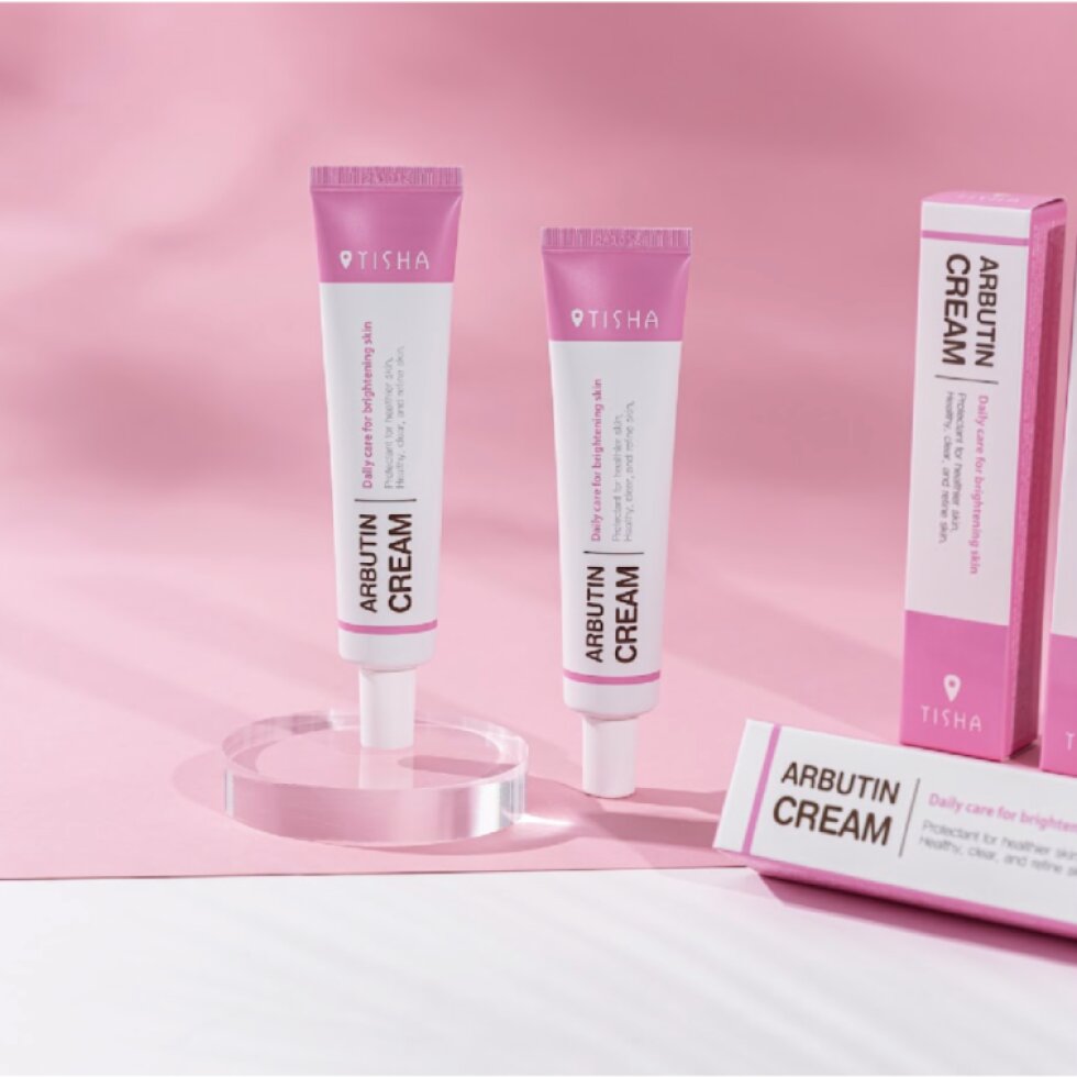 TISHA - Arbutin Cream - Rozjasňující krém s arbutinem proti pigmentovým skvrnám - 40 g