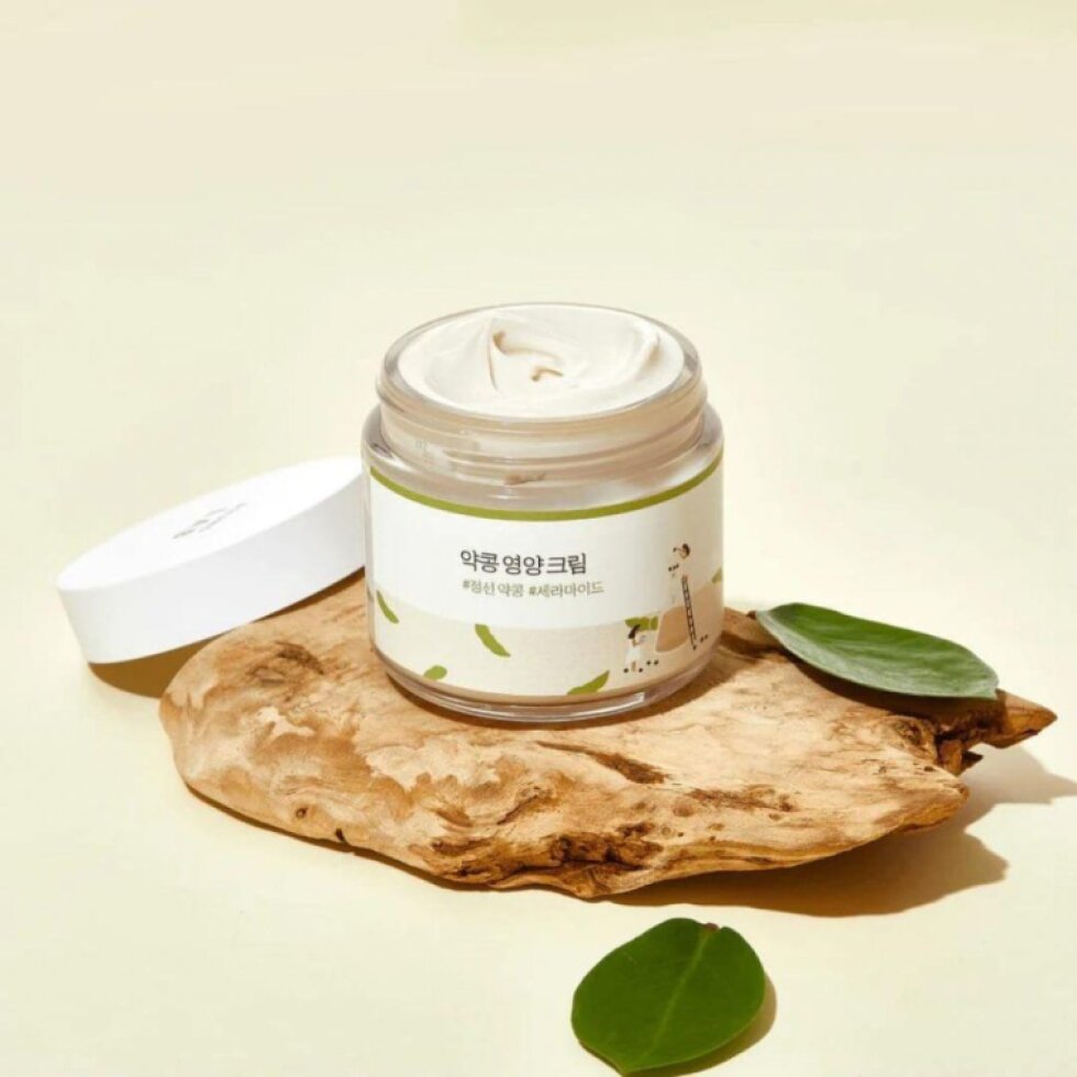 ROUND LAB - Soy Bean Nourishing Cream - Výživný krém s ceramidy a extraktem ze sójových bobů - 80 ml