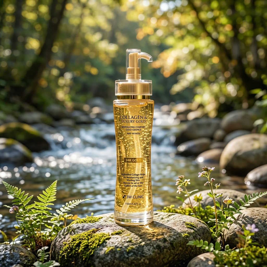 3W CLINIC - Collagen & Luxury Gold Hair Mist - Vlasová mlha s kolagenem a luxusním zlatem - 210 ml