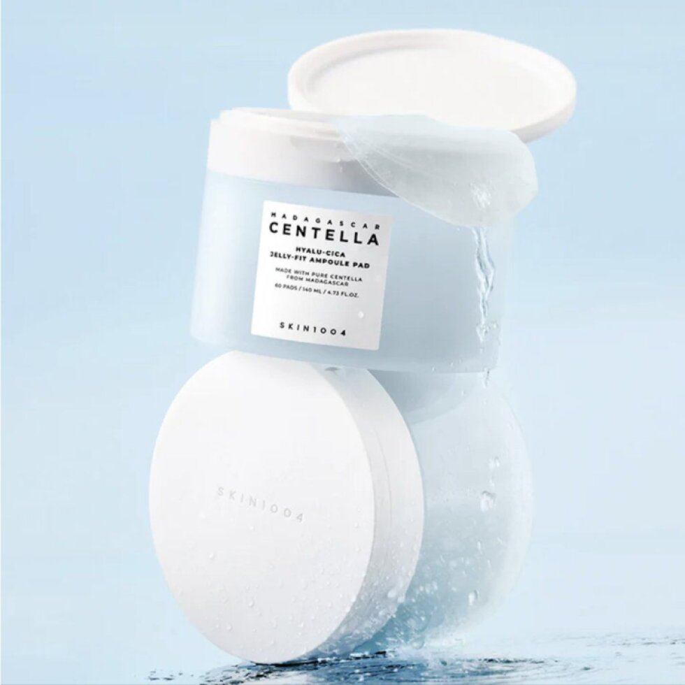 SKIN1004 - Madagascar Centella Hyalu-Cica Jelly-Fit Ampule Pad - Hyalu‑Cica gelové ampulové polštářky - 60 ks