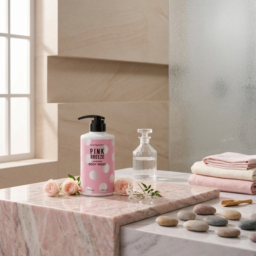 DUFT & DOFT - Pink Breeze Perfumed Body Wash - Parfémovaný sprchový gel Pink Breeze - 300 ml