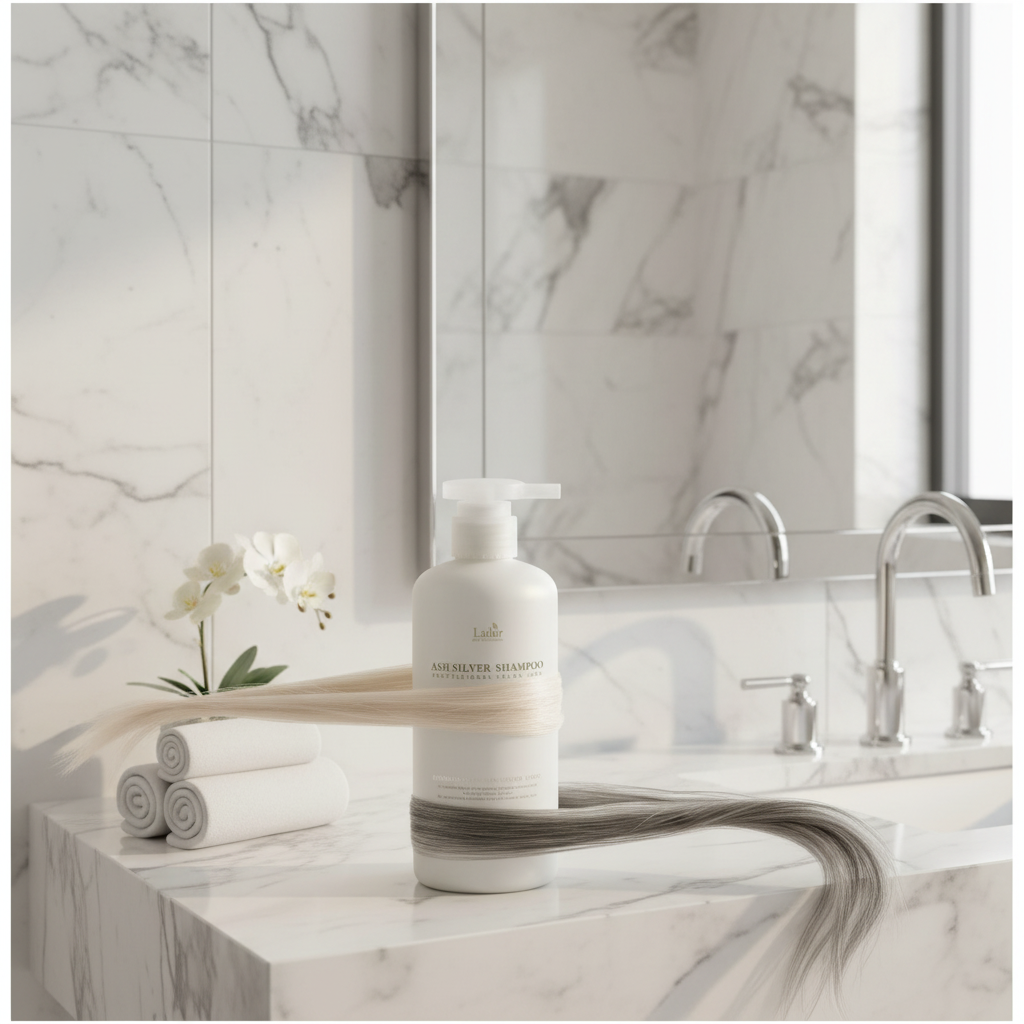 Lador - Ash Silver Shampoo Shampoo - Šampon pro neutralizaci žlutých tónů - 300 ml