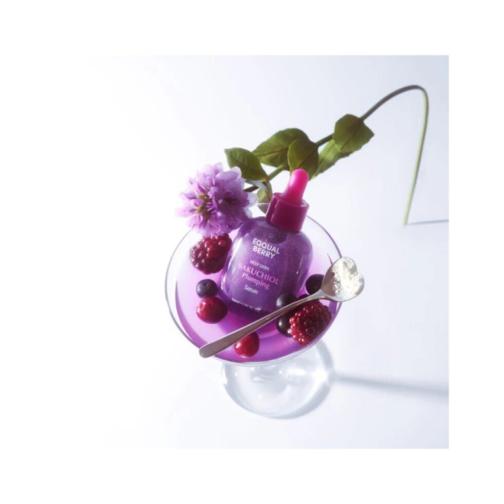 EQQUALBERRY - Bakuchiol Plumping Serum - Sérum s bakuchiolem pro zpevnění pórů a podporu mladistvého vzhledu - 30 ml