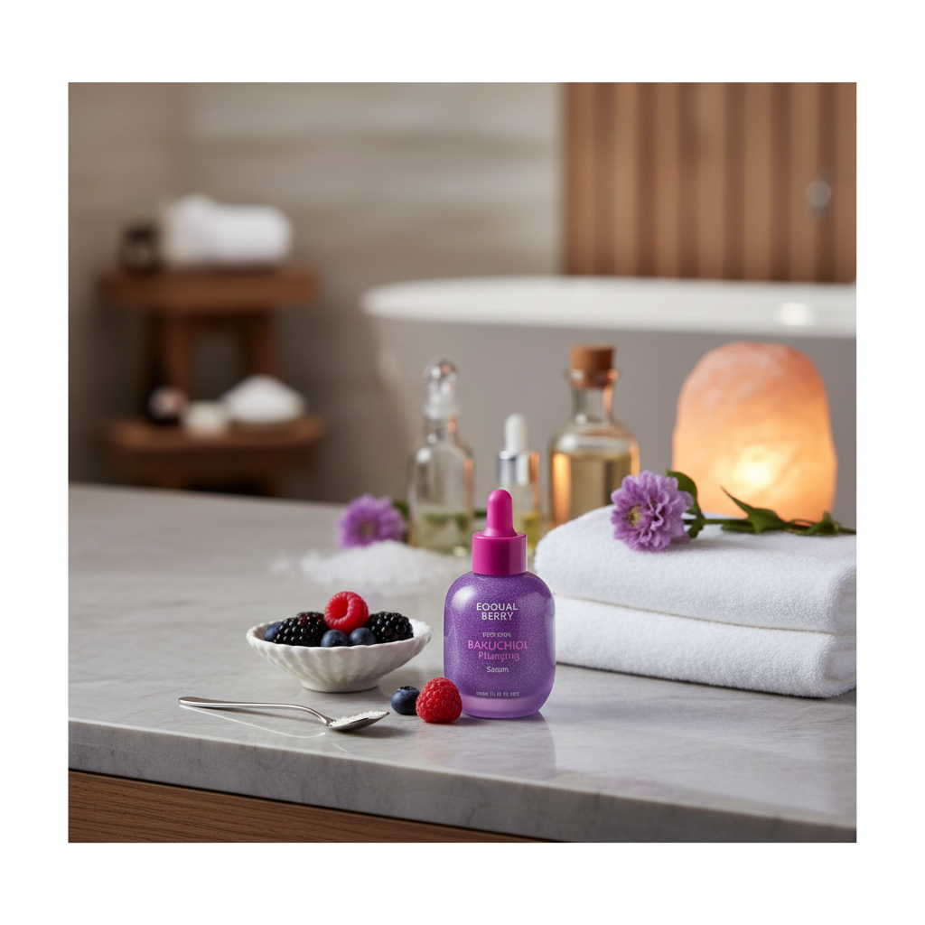 EQQUALBERRY - Bakuchiol Plumping Serum - Sérum s bakuchiolem pro zpevnění pórů a podporu mladistvého vzhledu - 30 ml