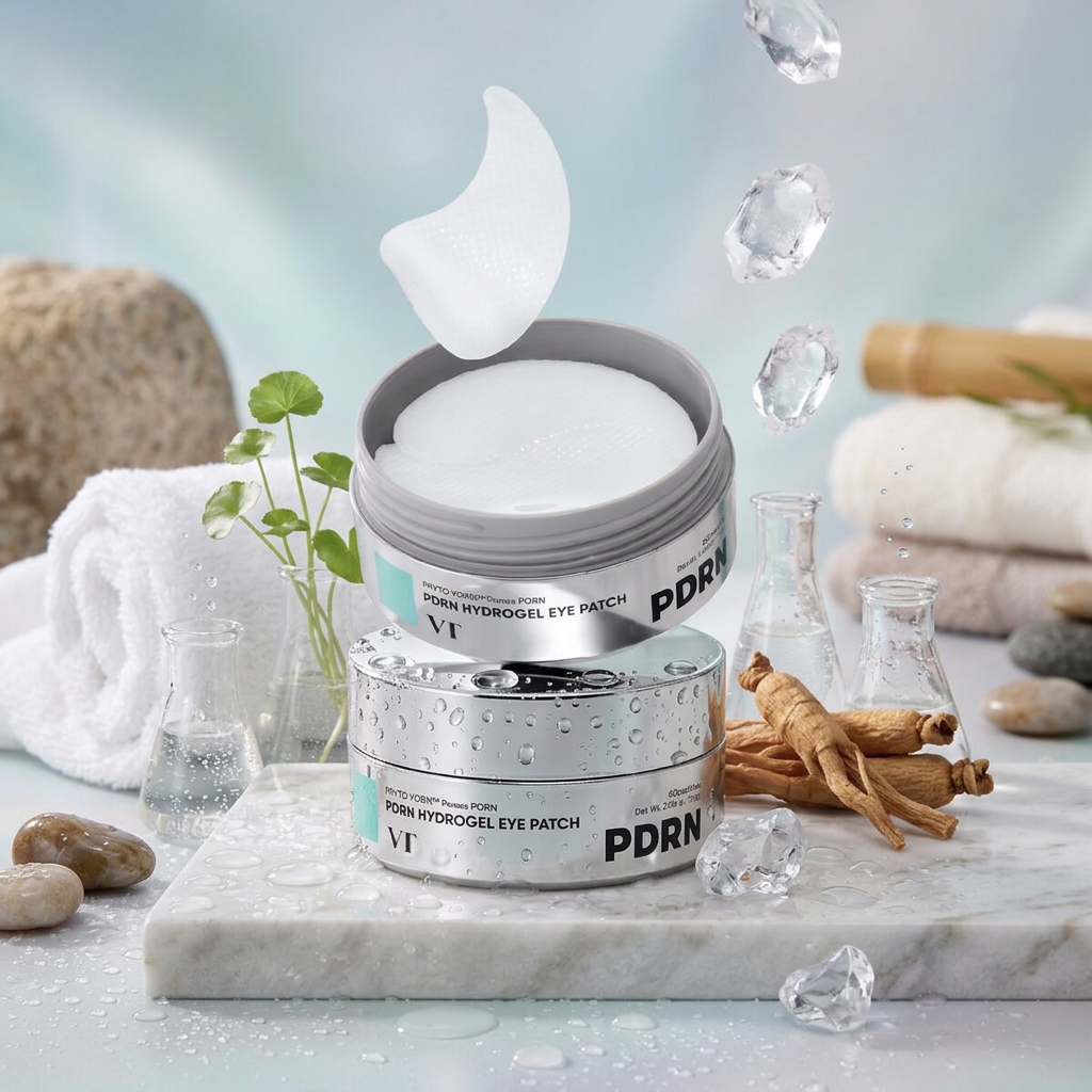 VT - PDRN Hydrogel Eye Patch - Zpevňující hydrogelové polštářky pod oči s PDRN - 60 ks