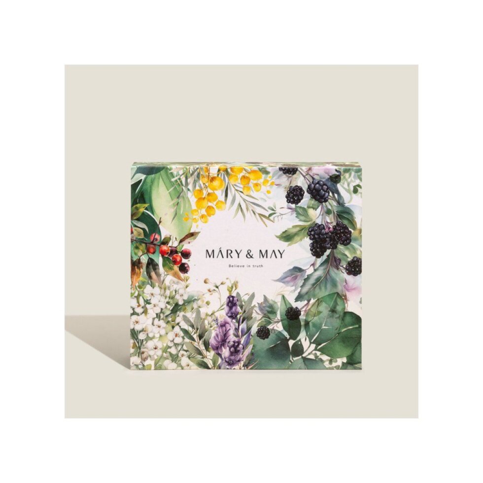 Mary & May - Soothing Gel Cream + Idebenone Blackberry Cram Duo Set - Zklidňující gelový krém + krém s idebenonem a ostružinou dárková sada - 2x 100 ml