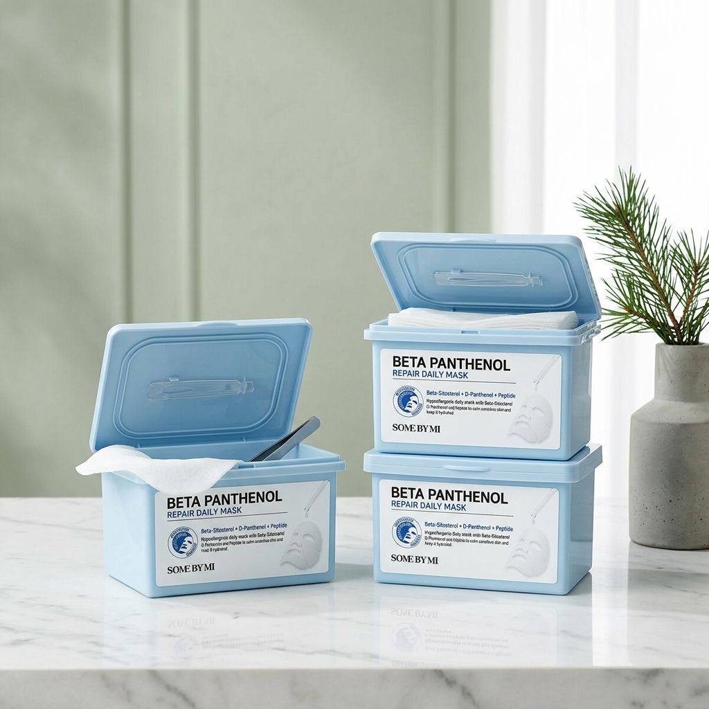 SOME BY MI - Beta Panthenol Repair Daily Mask - Regenerační plátýnková maska s panthenolem a peptidy - 30 ks