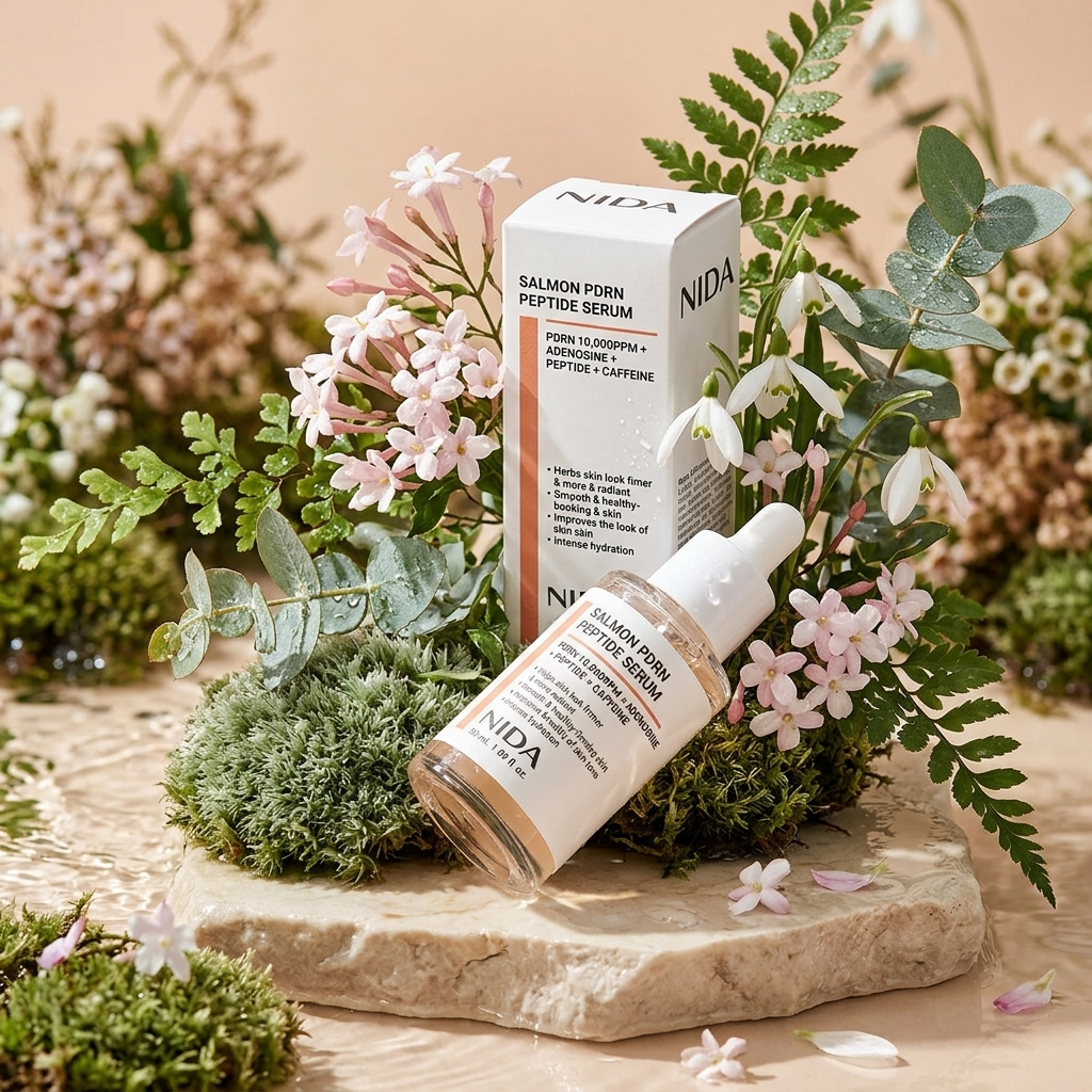 NIDA - Salmon PDRN Peptide Serum - Obnovující sérum s lososím PDRN a peptidy - 50 ml
