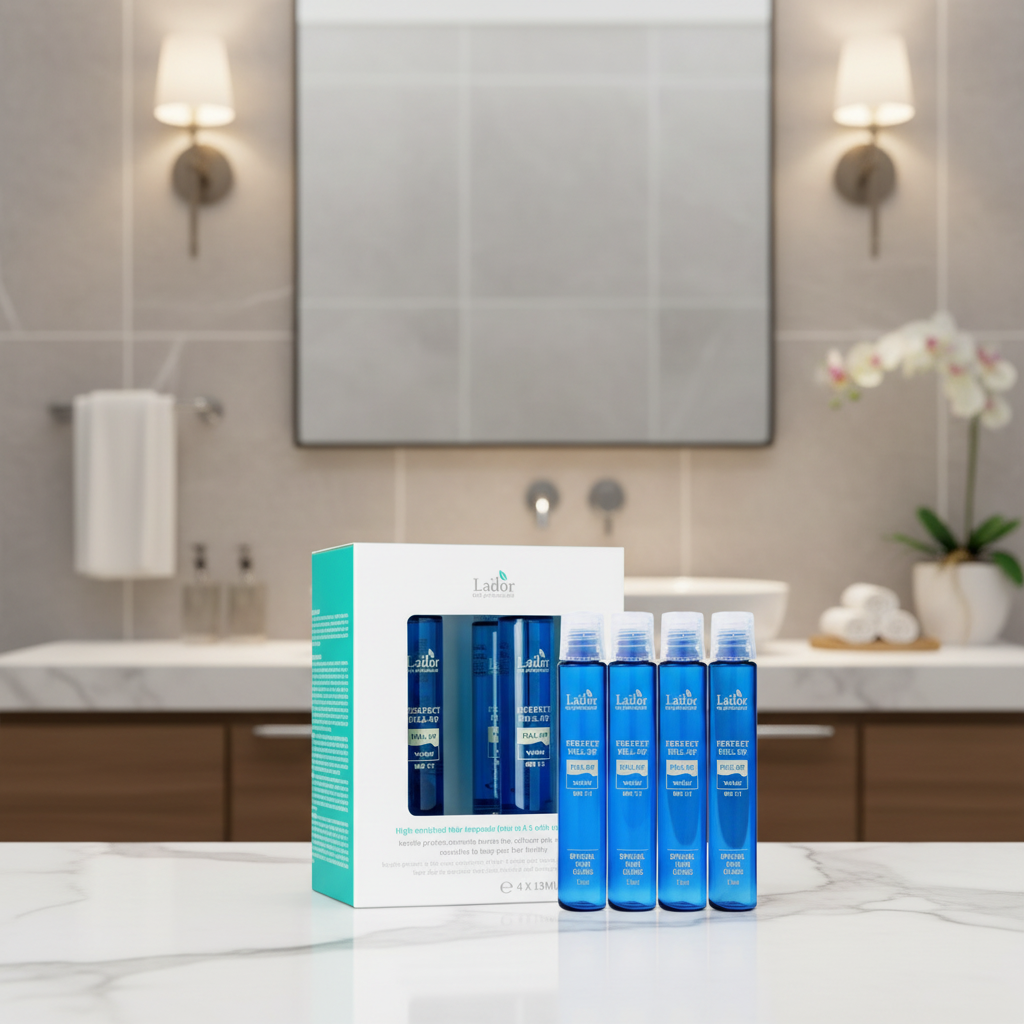 Lador - Perfect Hair Fill-Up - Intenzivní koncentrovaná péče pro poškozené a křehké vlasy - 4x13 ml