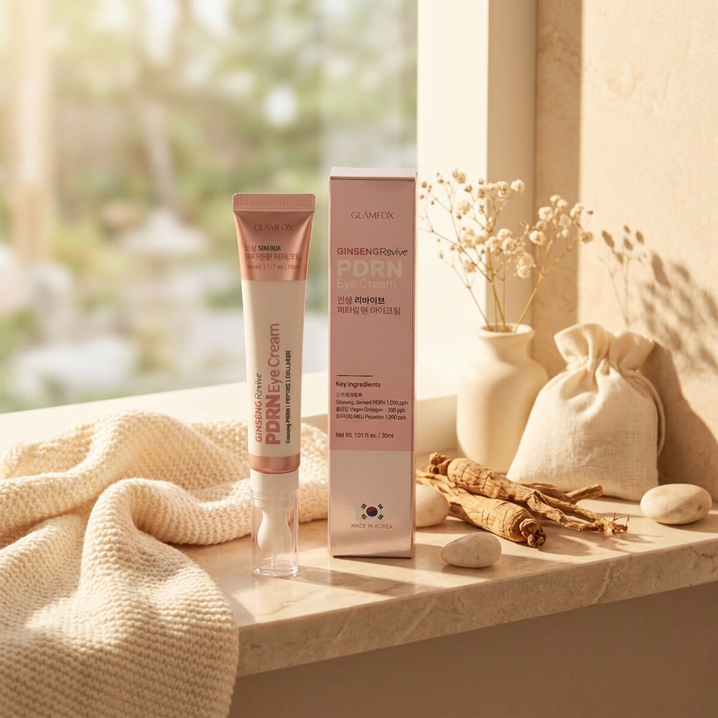 GLAMFOX - Ginseng Revive PDRN Eye Cream - Obnovující oční krém se ženšenem a PDRN - 30 ml