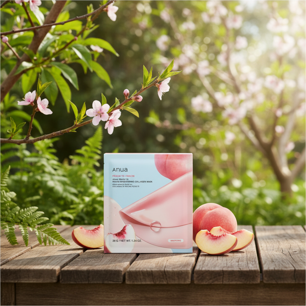 ANUA - Peach 70 Niacin Brightening Collagen Mask - Rozjasňující hydrogelová maska s kolagenem - 38 g