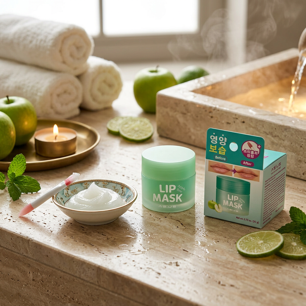 AS:US - Lip Mask Apple - Vyživující maska na rty s jablečnou vůní - 20 g