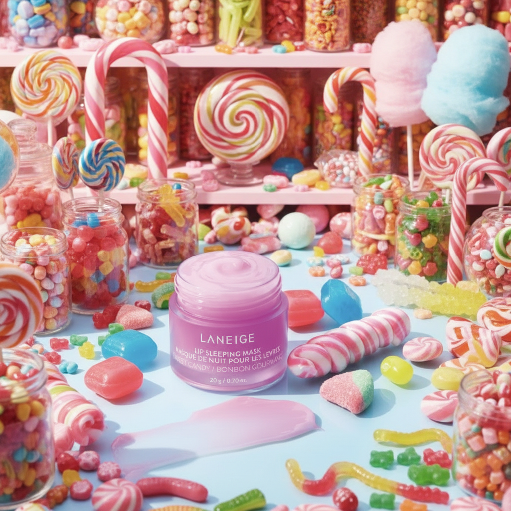 Laneige - Lip Sleeping Mask Sweet Candy - Intenzivně regenerující maska na rty Cukrovinky - 20 g