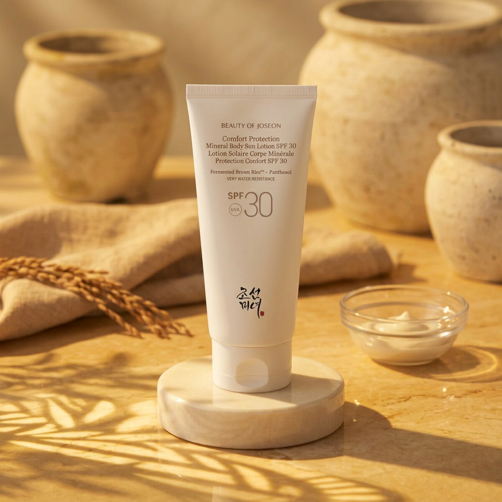 Beauty of Joseon - Comfort Protection Mineral Body Sun Lotion SPF 30+ - Ochranný a zklidňující tělový krém s SPF 30 - 150 ml