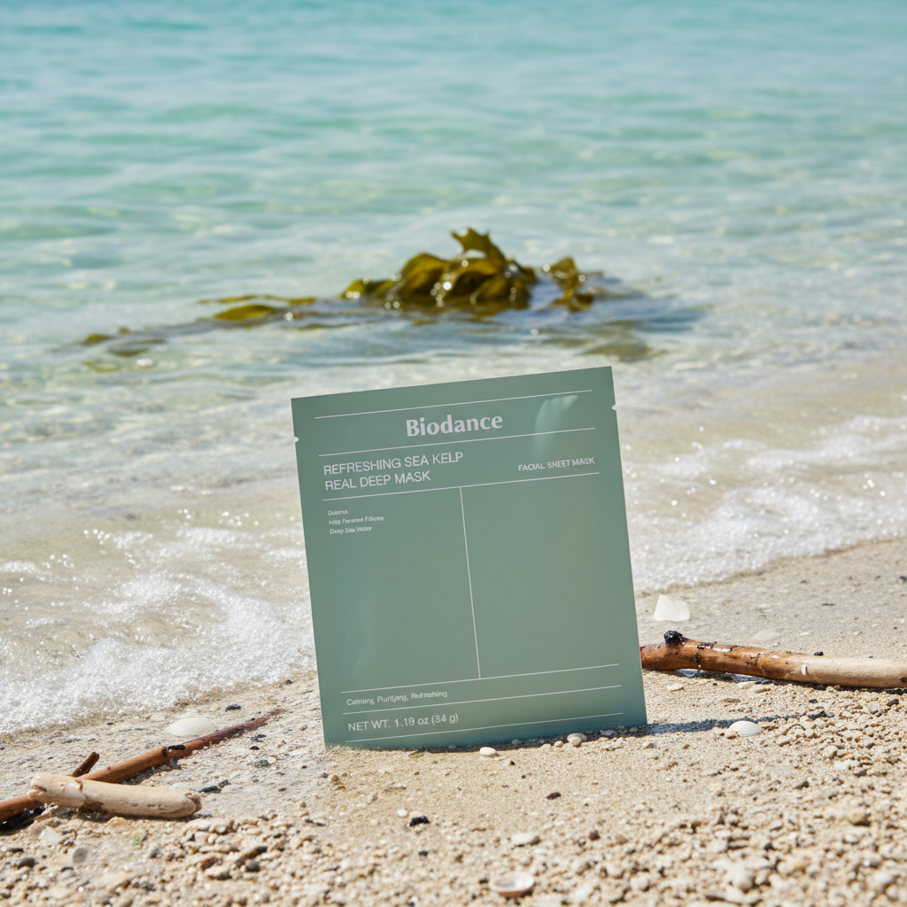 BIODANCE - Refreshing Sea Kelp Real Deep Mask - Zklidňuící a hydratační pleťová maska - 1ks/ 34g