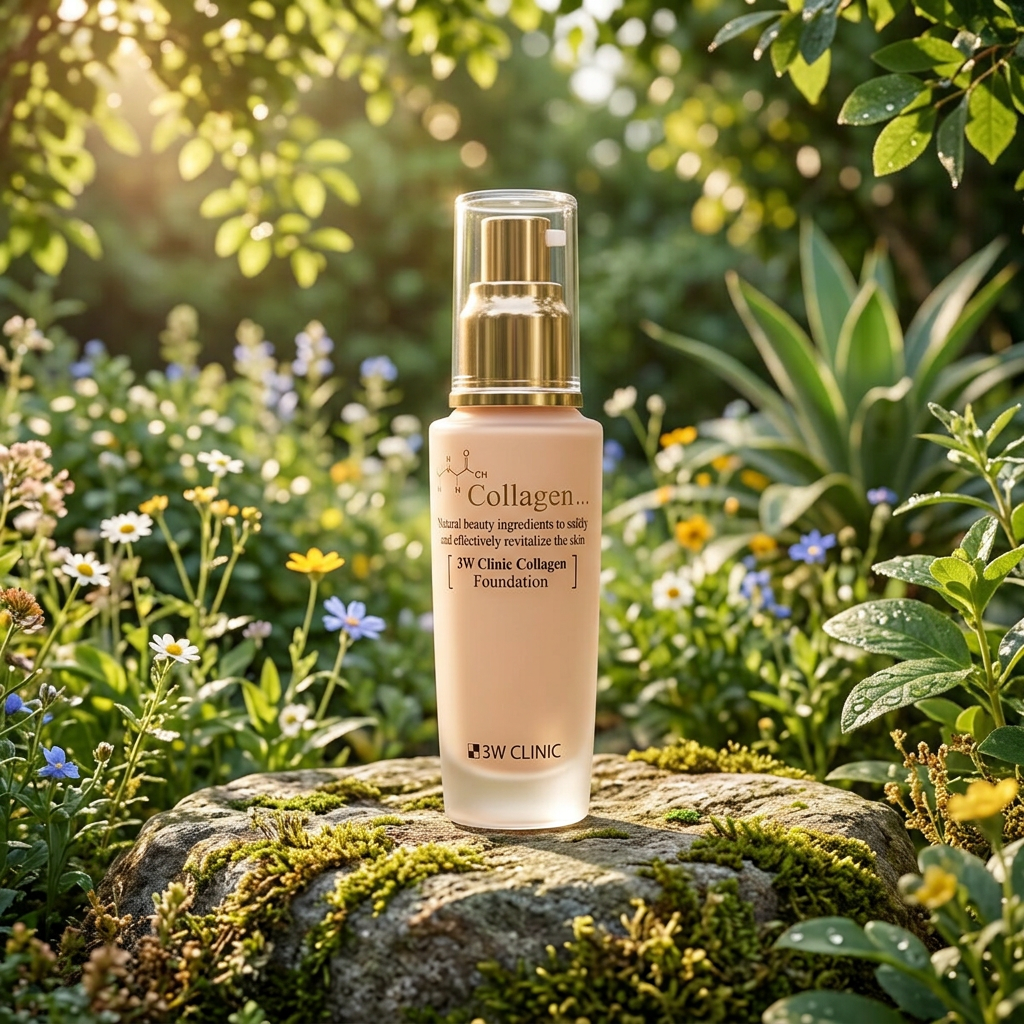 3W CLINIC - Collagen Foundation #21 - Makeup s kolagenem odstín #21 - 50 ml