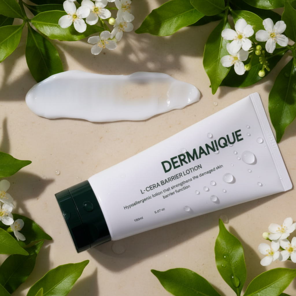 DERMANIQUE - L-cera Barrier Lotion - Ochranné mléko s ceramidy na tělo i obličej - 150 ml