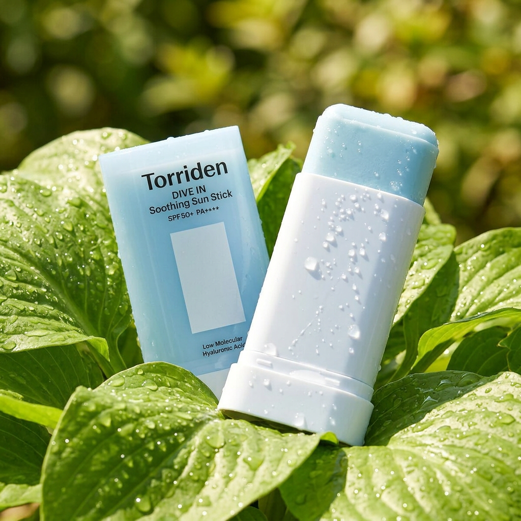 Torriden - DIVE-IN Soothing Sun Stick - Zklidňující opalovací tyčinka s kyselinou hyaluronovou - 19g