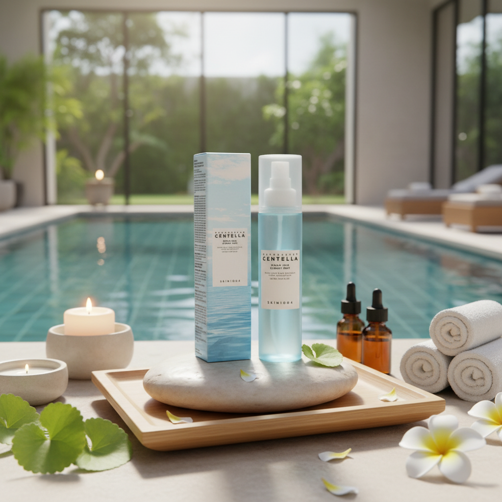 SKIN1004 - Madagascar Centella Hyalu-Cica Cloudy Mist - Hydratační a zklidňující mlha na obličej - 120 ml