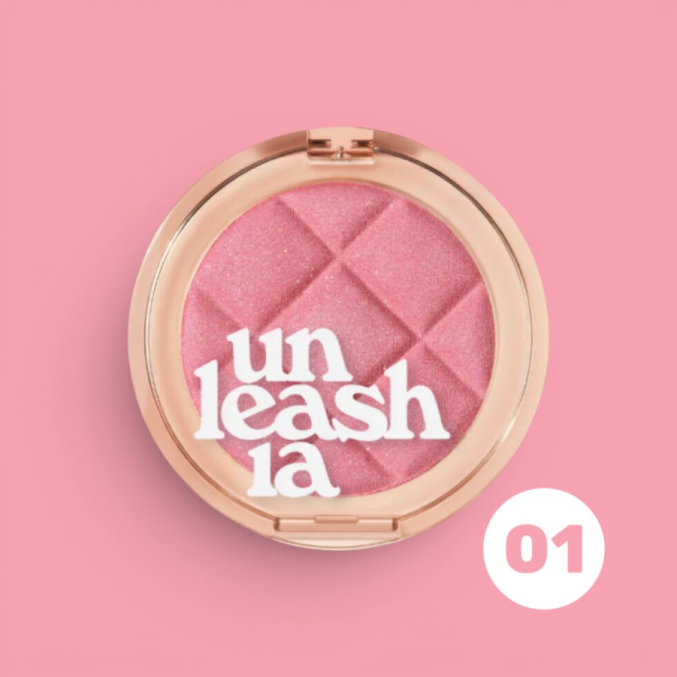 UNLEASHIA - Dough Dough Waffle Blush No. 1 Peachy Batter - Waffle tvářenka No. 1 Peachy Batter - 7 g