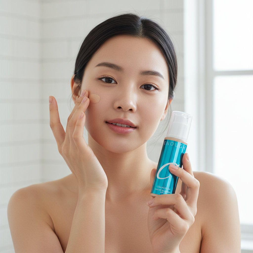 ENOUGH - Collagen 3X Moisture Foundation SPF15 - Kolagenový hydratační make-up odstín #21 - 100 ml