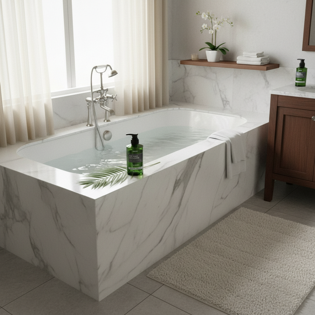 KUNDAL - Tea Tree Macadamia Deep Cleansing Shampoo CHERRY BLOSSOM - Šampon pro hluboké čištění s čajovníkem a makadamiovými ořechy - 500 ml