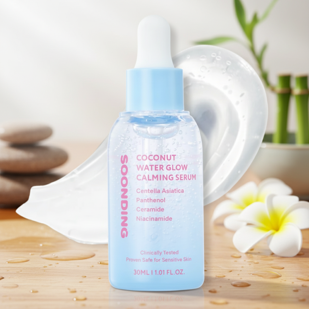 SOONDING - Coconut Water Glow Calming Serum - Zklidňující rozjasňující sérum s kokosovou vodou - 30 ml