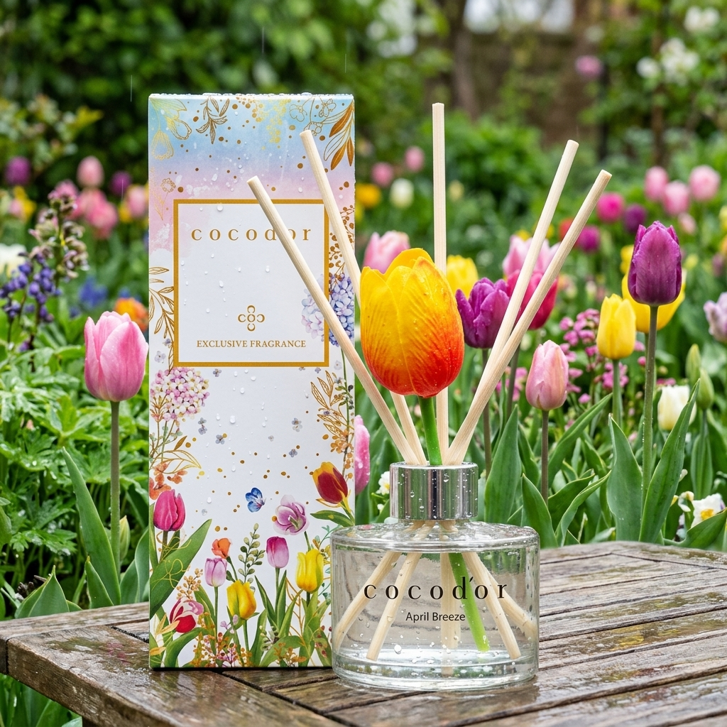 COCODOR - Tulip Diffuser April Breeze - Difuzér s vůní dubnového vánku - 120 ml