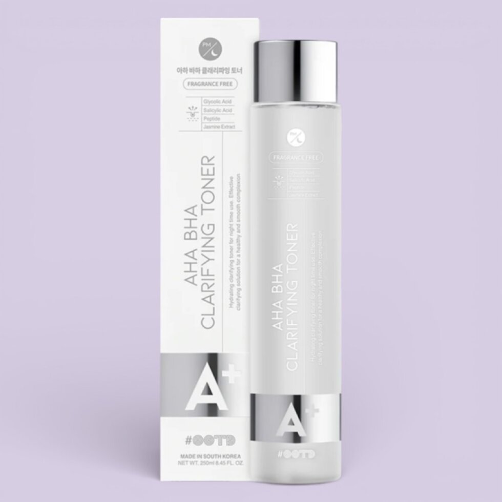 Ootd - AHA BHA Clarifying Toner - Čisticí toner s AHA a BHA kyselinami - 250 ml