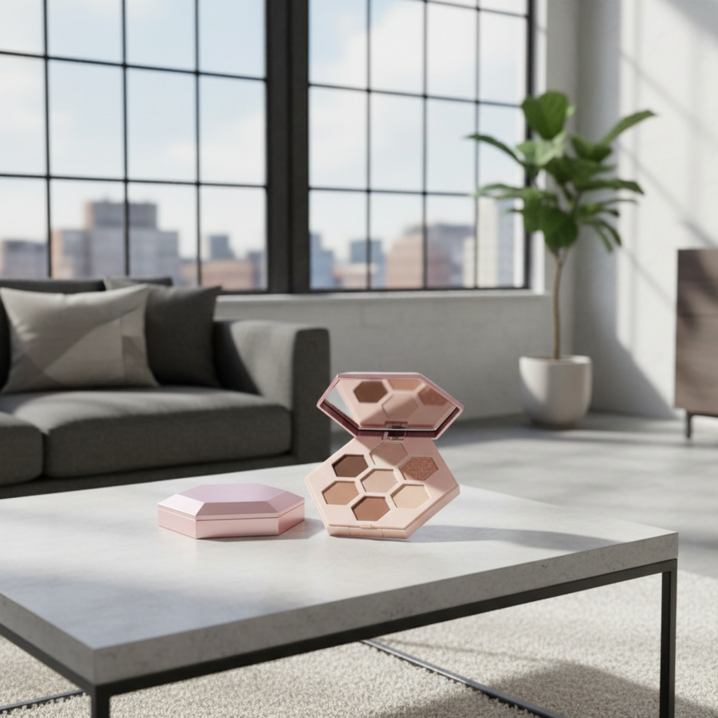 ELROEL - Barely Mood Shadow Palette 01 Brown Mauve - Paletka očních stínů v jemných tónech - 8,7 g