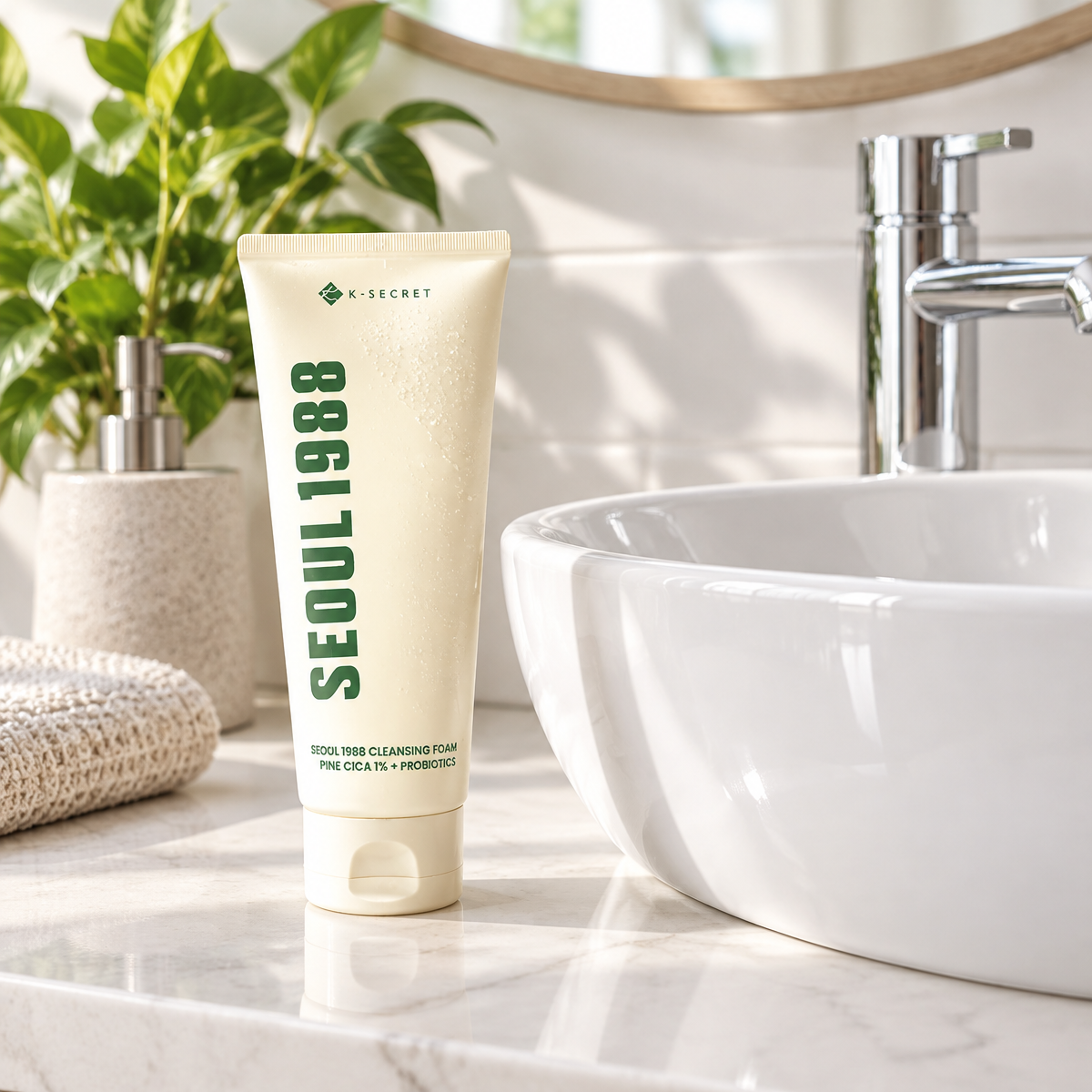 KSECRET - SEOUL 1988 Cleansing Foam : Pine Cica 1% + Probiotics - Čisticí pěna borovicová cica 1 % + probiotika - 150 ml